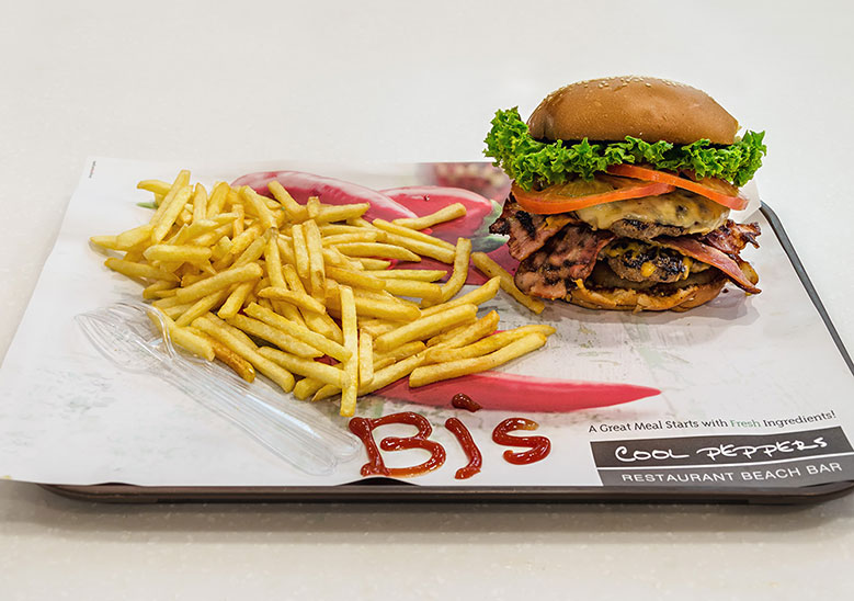 bjs laganas zante zakynthos burger restaurant fast food